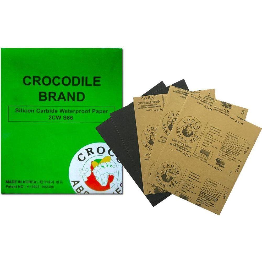 Crocodile 2CW Silicon Carbide Waterproof Abrasive Sand Paper | Crocodile by KHM Megatools Corp. Crocodile 2CW Silicon Carbide Waterproof Abrasive Sand Paper | Crocodile by KHM Megatools Corp.